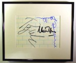 PINK FLOYD/SIGNED AD PIC/COA
